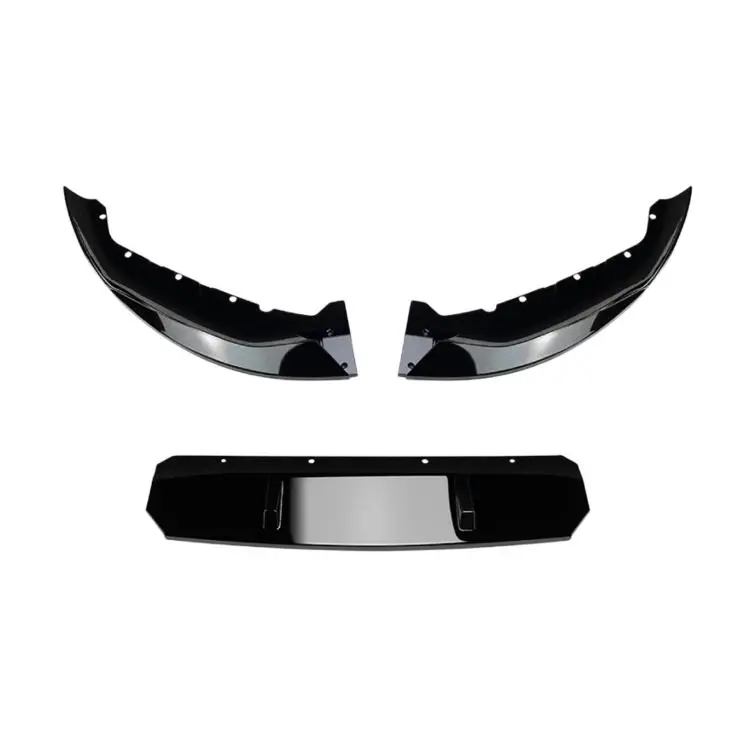 For BMW 5 Series G30/G31 M Sport 525i 530i MP Style 2021-2023 Front Lip Decor Stickers(Black)
