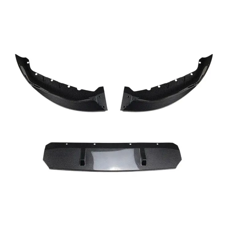 For BMW 5 Series G30/G31 M Sport 525i 530i MP Style 2021-2023 Front Lip Decor Stickers(Carbon Fiber)
