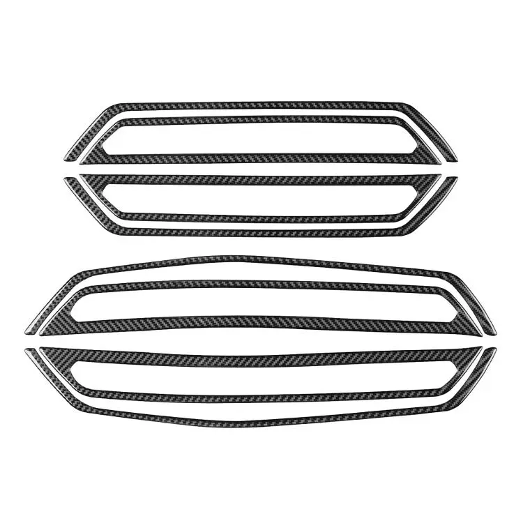 For BMW 5 Series i5 G60 / G68 2023-2026 Car Door Sill Decor Sticker Set(Carbon Fiber)