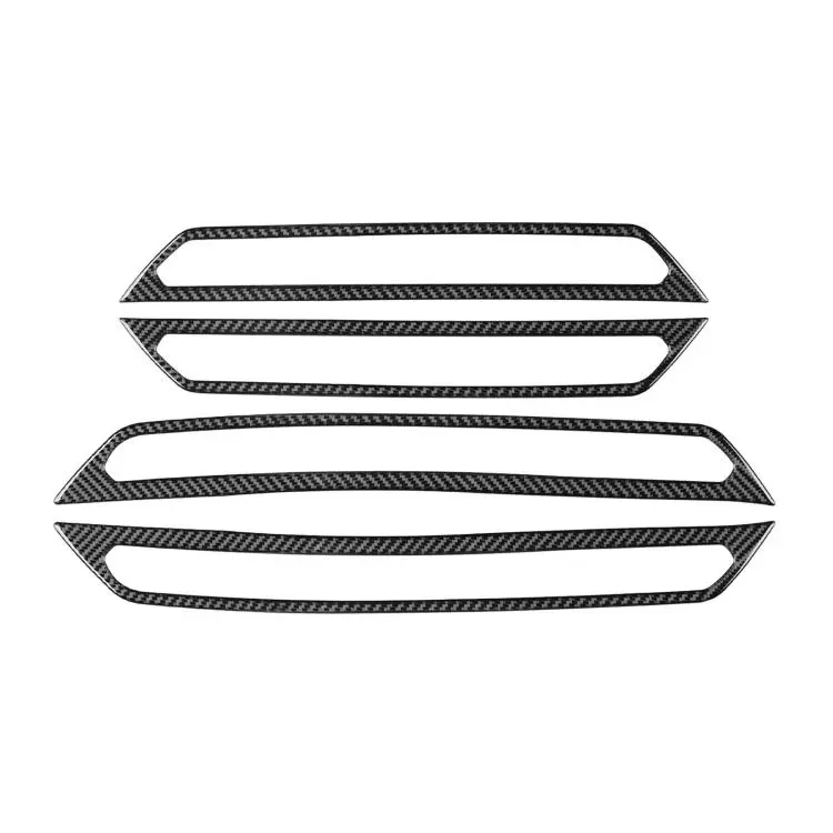 For BMW 5 Series i5 G60 / G68 2023-2026 Car Door Sill Decorative Sticker(Carbon Fiber)