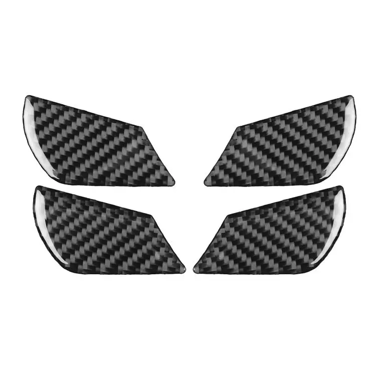For BMW 5 Series i5 G60 / G68 2023-2026 Car Inner Door Bowl Sticker(Carbon Fiber)