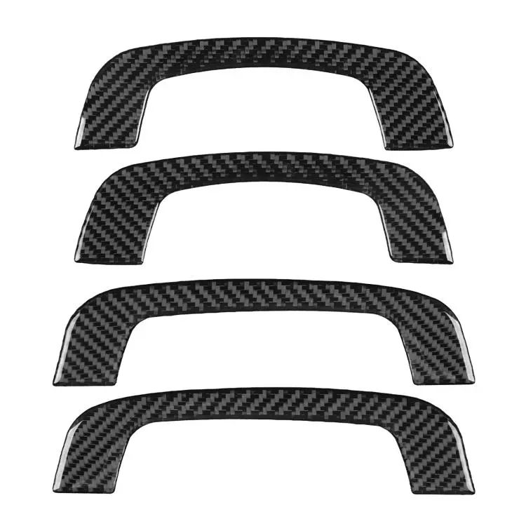 For BMW 5 Series i5 G60 / G68 2023-2026 Car Roof Handle Sticker(Carbon Fiber)
