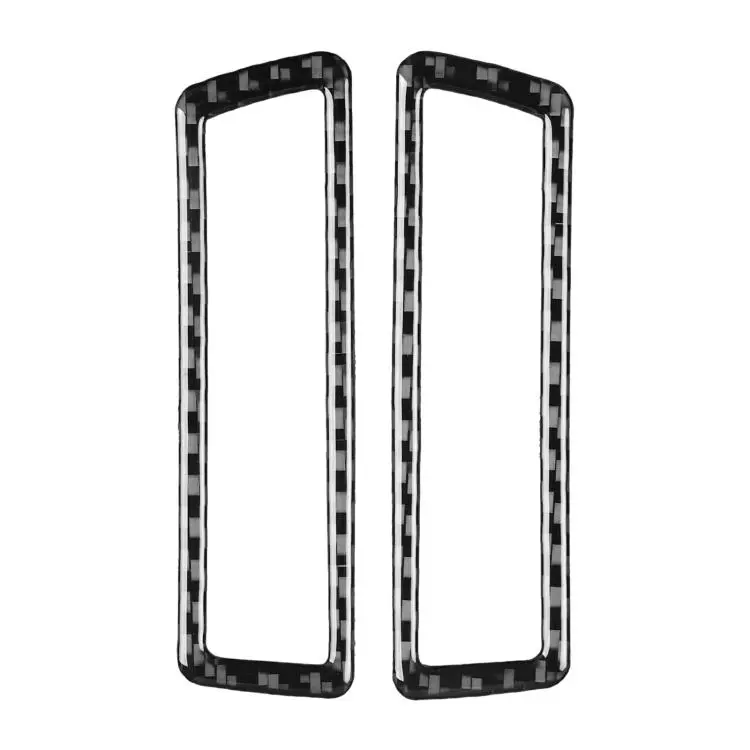 For BMW 5 Series i5 G60 / G68 2023-2026 Dashboard Both Sides Air Vent Car Sticker(Carbon Fiber)