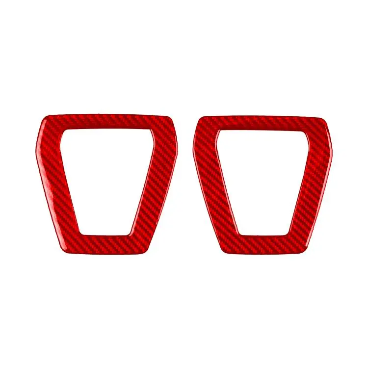 For BMW 5 Series i5 G60 / G68 2023-2026 Rear USB Charging Panel Outer Frame Sticker(Red)