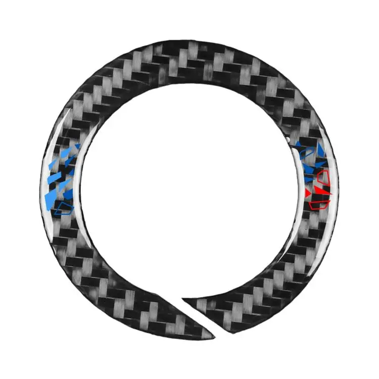 For BMW 5 Series i5 G60 / G68 2023-2026 Steering Wheel Logo Decor Ring Car Sticker(Design)
