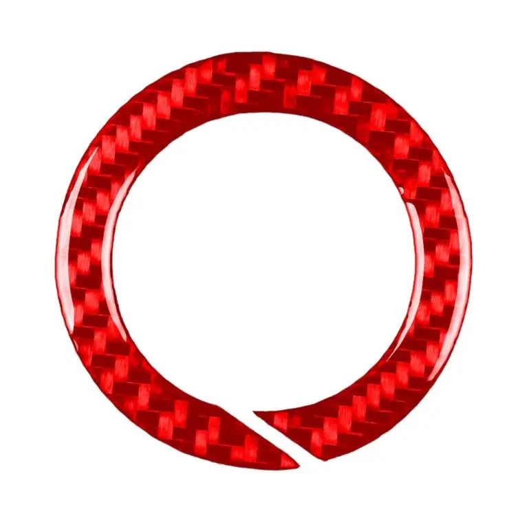 For BMW 5 Series i5 G60 / G68 2023-2026 Steering Wheel Logo Decor Ring Car Sticker(Red)