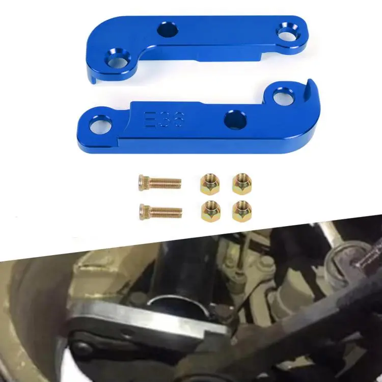 For BMW E36 Aluminum Alloy Steering Lock Retrofit Adapter(Blue)