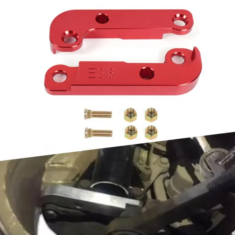 For BMW E36 Aluminum Alloy Steering Lock Retrofit Adapter(Red)