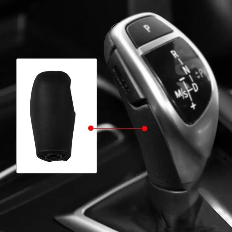 For BMW F Series 1234 / X3 / X4 B Style Gear Shift Knob Cover(Black)