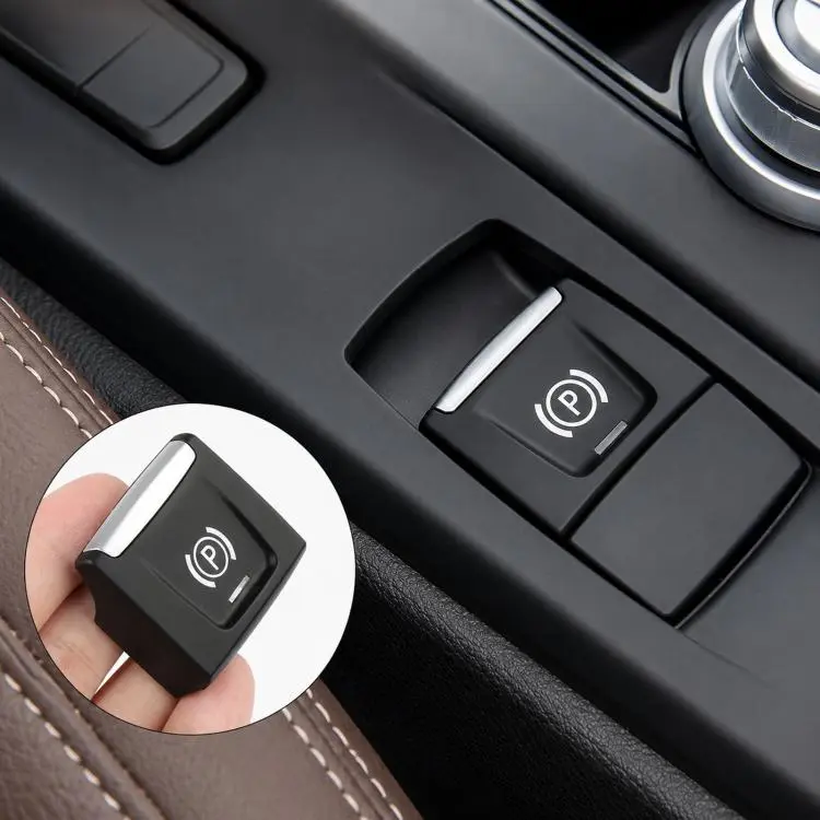 For BMW X1 F25 / F48 / F49 Electronic Parking Brake P Button Replacement Button 6131987788(Black)