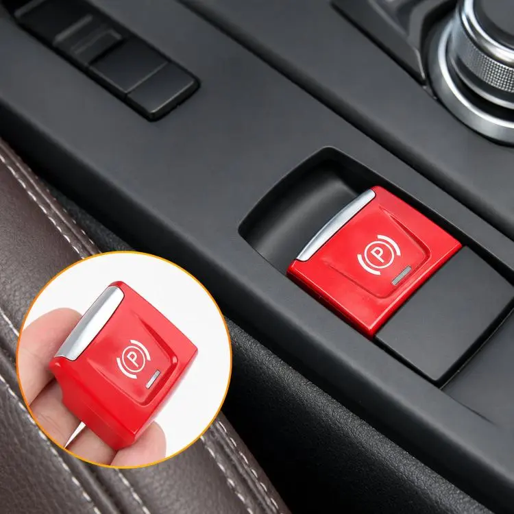 For BMW X1 F25 / F48 / F49 Electronic Parking Brake P Button Replacement Button 6131987788(Red)