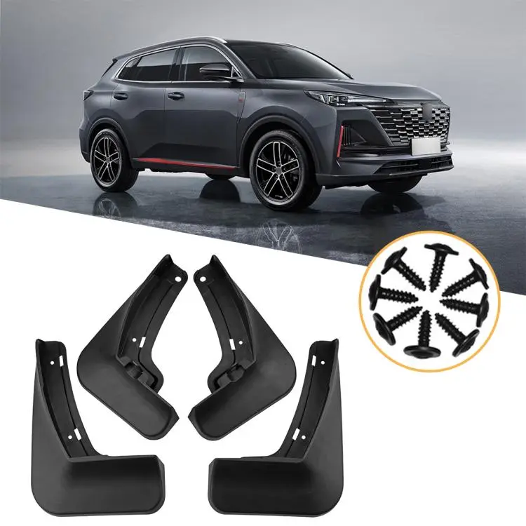 For Changan CS55 PLUS 2022-2023 4pcs/Set Car Wheel Splash Flaps Fender Guard