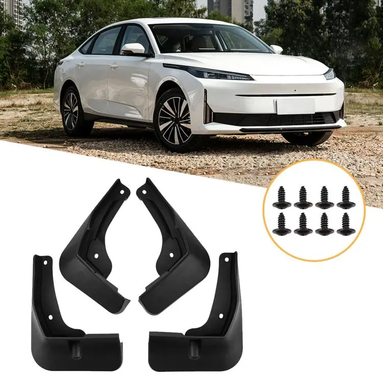 For Changan NEVO A05 2025 4pcs/Set Car Wheel Splash Flaps Fender Guard