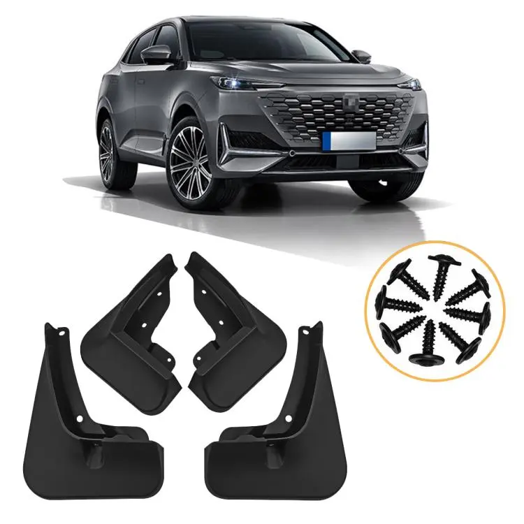 For Changan UNI-K 2021-2024 4pcs/Set Car Wheel Splash Flaps Fender Guard