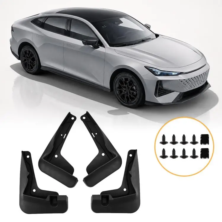For Changan UNI-V 2024 4pcs/Set Car Wheel Splash Flaps Fender Guard