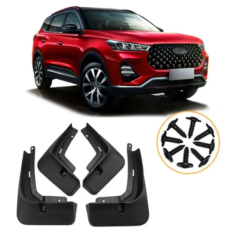 For Chery Tiggo 7 Pro 2020-2023 4pcs/Set Car Wheel Splash Flaps Fender Guard