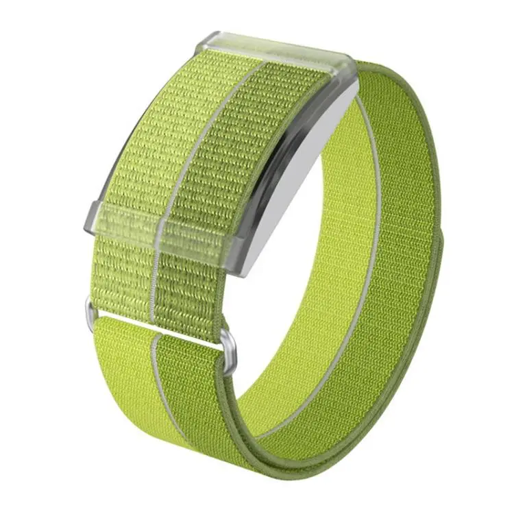 For COROS Heart Rate Monitor xDfind Metal Buckle Feather Yarn Breathable Nylon Quick-release Watch Band, Size
