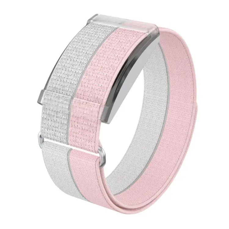 For COROS Heart Rate Monitor xDfind Metal Buckle Feather Yarn Breathable Nylon Quick-release Watch Band, Size