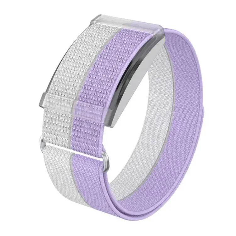 For COROS Heart Rate Monitor xDfind Metal Buckle Feather Yarn Breathable Nylon Quick-release Watch Band, Size