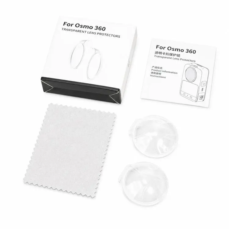 For DJI Osmo 360 II / Osmo 360 Snap-On Lens Guards High-Transparency PMMA Optical Lens Protector Cover Regular Version