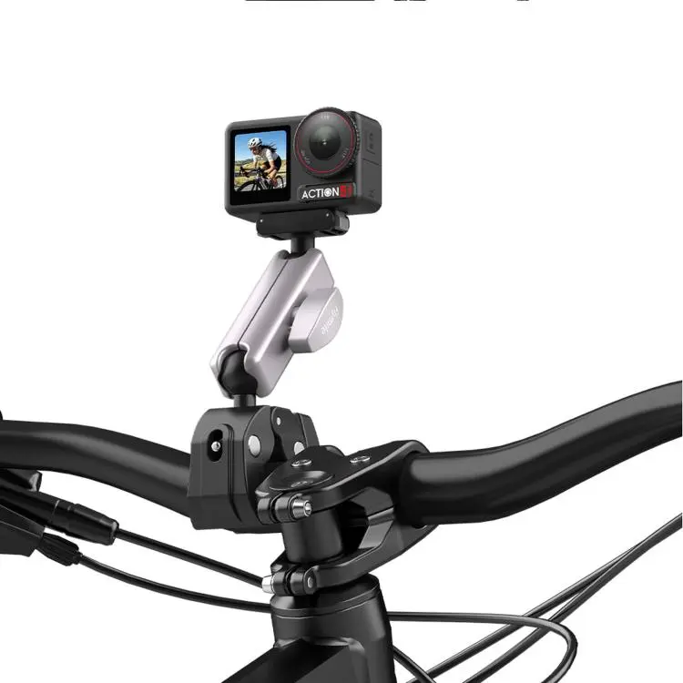 For DJI Osmo Action 3 / 4 / 5 Pro Flymile Camera Motorcycle Bicycle Riding Extension Bracket