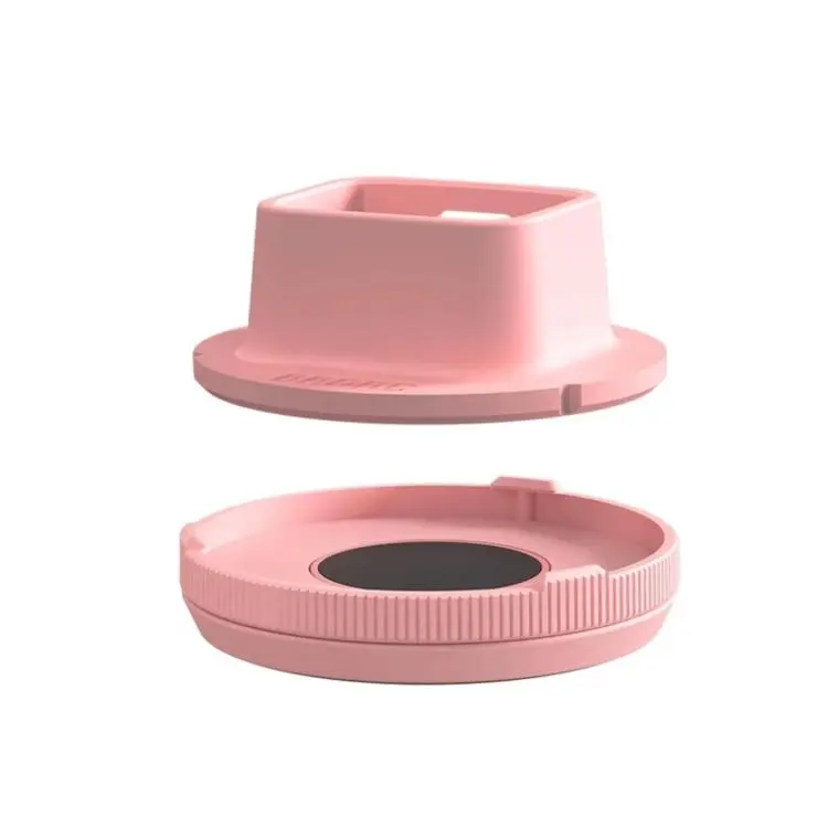 For DJI Osmo Pocket 3 / 4P BRDRC Rotatable Adhesive Car Mount(Pink)