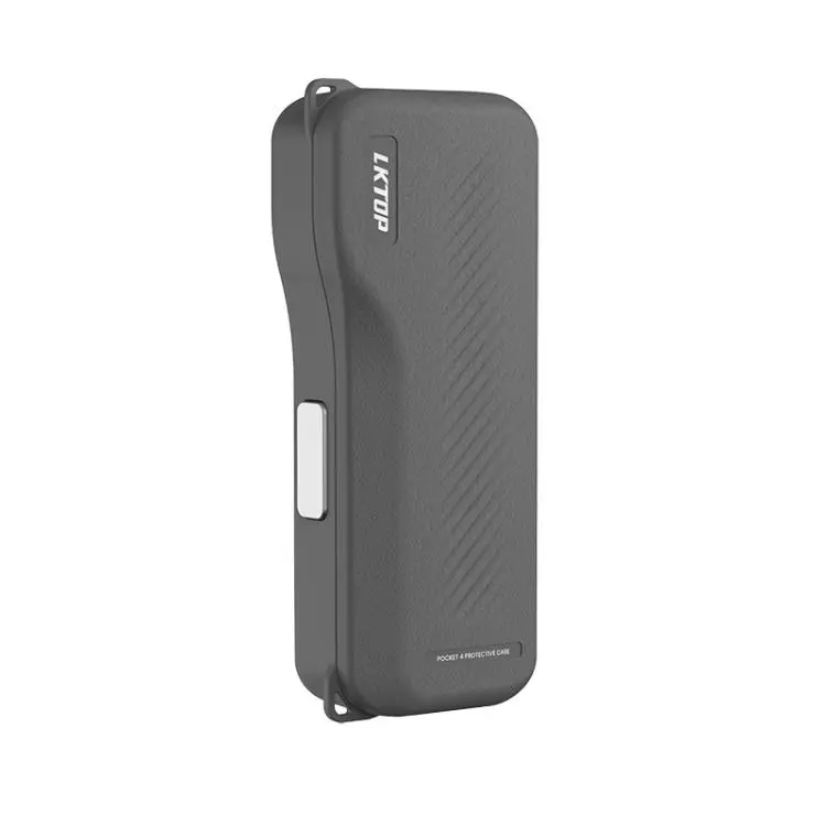 For DJI Osmo Pocket 4/3 LKTOP Hard Carrying Case Protective Storage Box with Wrist Strap Short Grey