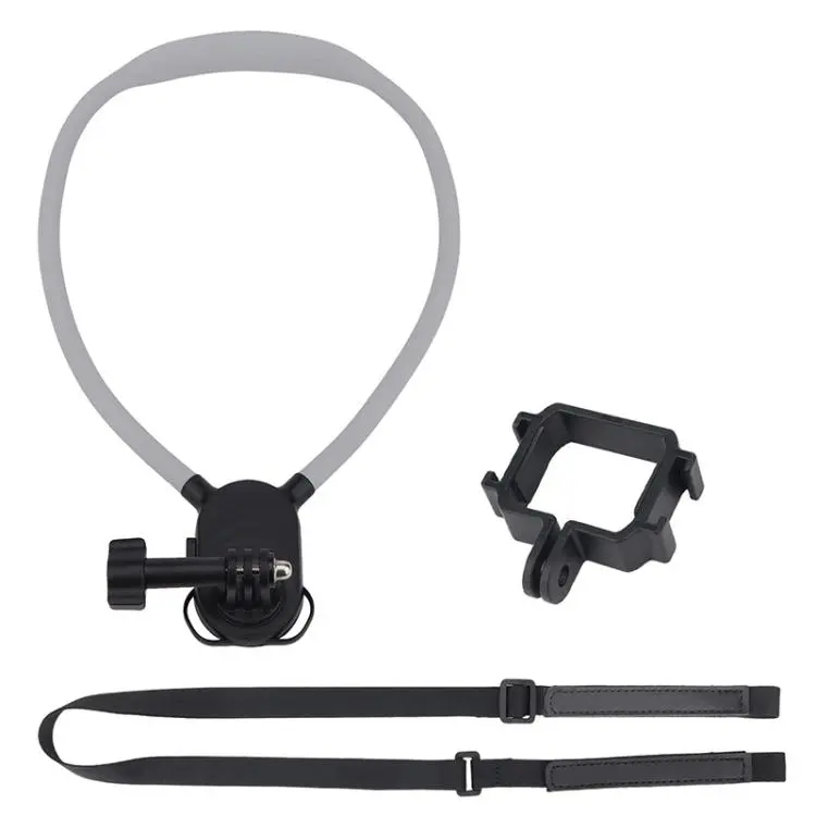 For DJI Osmo Pocket 4P / 4 / 3 Lazy Neck Bracket POV View Mount(Neck Mount & Bandage Set)