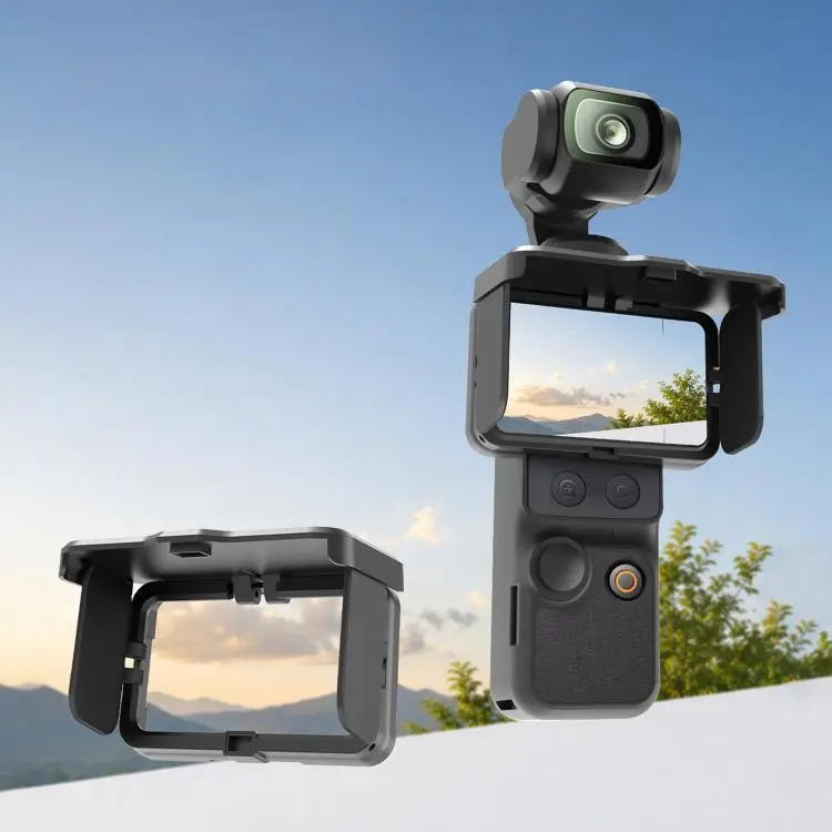 For DJI Osmo Pocket 4P / 4 / 3 Screen Shield Magnetic Folding Anti-Glare Sunshade Cover, Type