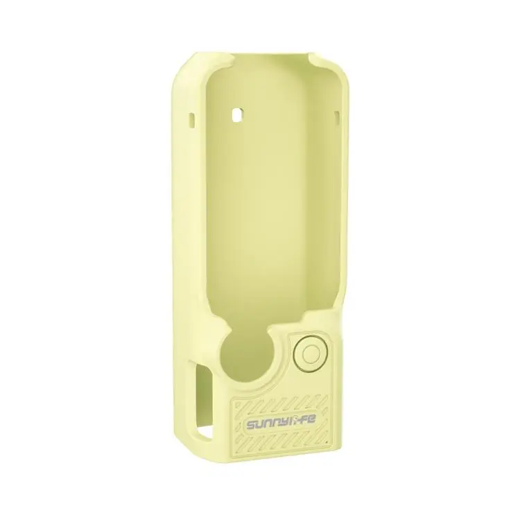 For DJI Osmo Pocket 4P / 4 / 3 Sunnylife TPU Soft Protective Cover Action Camera Cover(Yellow)