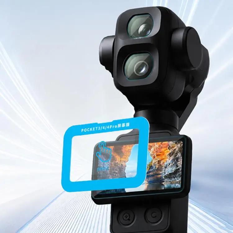 For DJI Osmo Pocket 4P / 4 / 3 Xasurg AR Anti-Reflective Tempered Glass Screen Film(Transparent)
