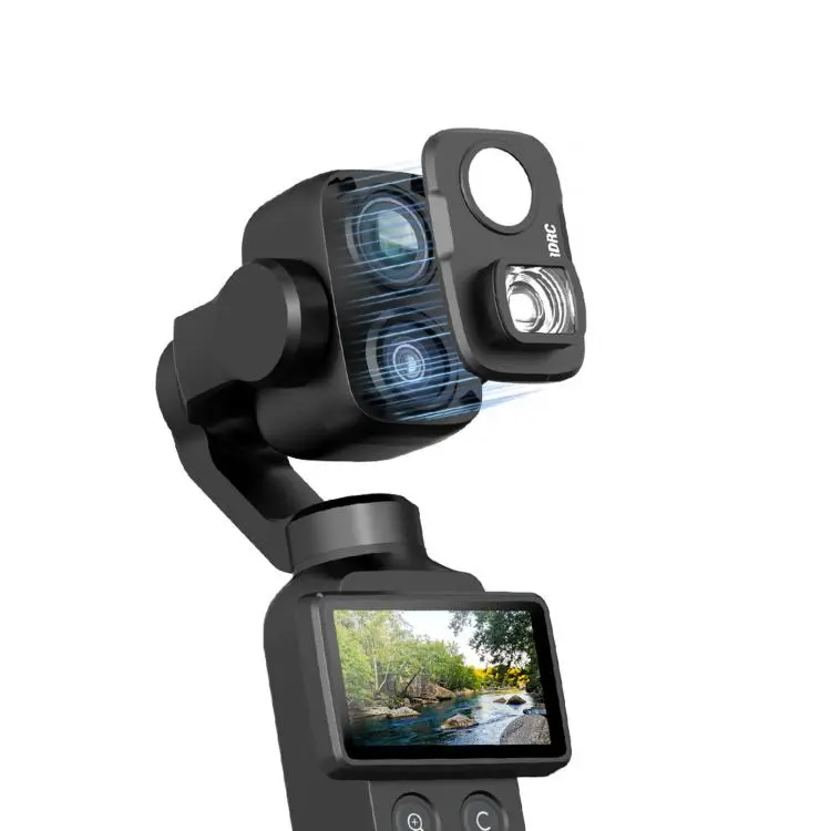 For DJI Osmo Pocket 4P BRDRC 108 Degree Extender External Filter(Black)