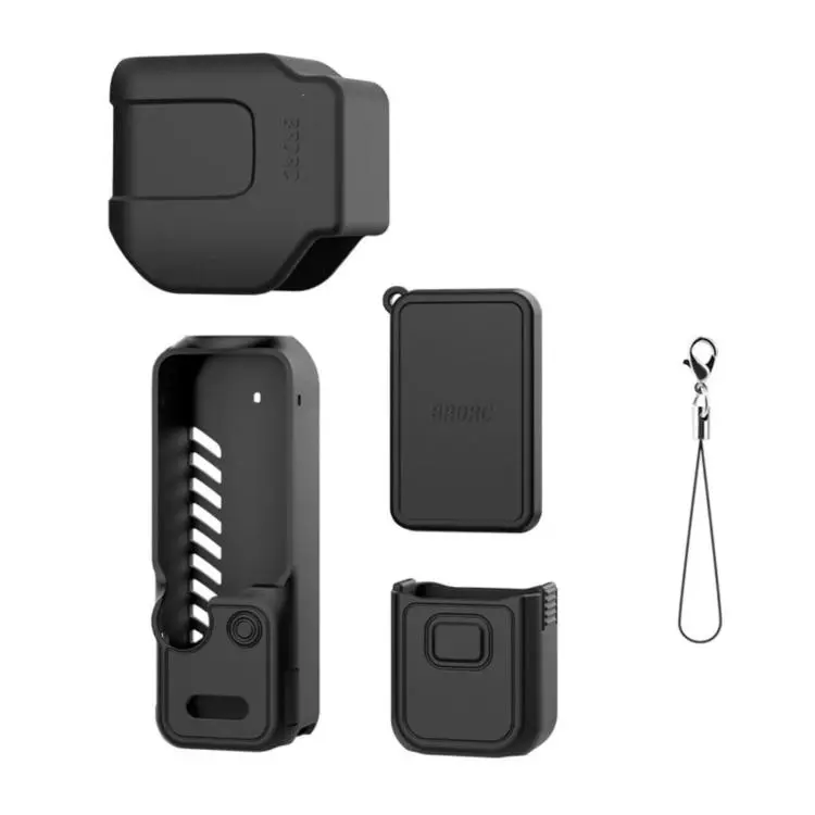 For DJI Osmo Pocket 4P BRDRC Body Protective Dustproof Silicone Case, Color