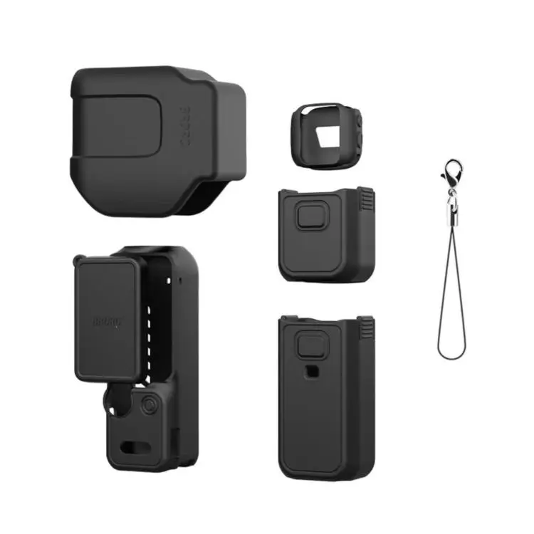 For DJI Osmo Pocket 4P BRDRC Body Protective Dustproof Silicone Case, Color