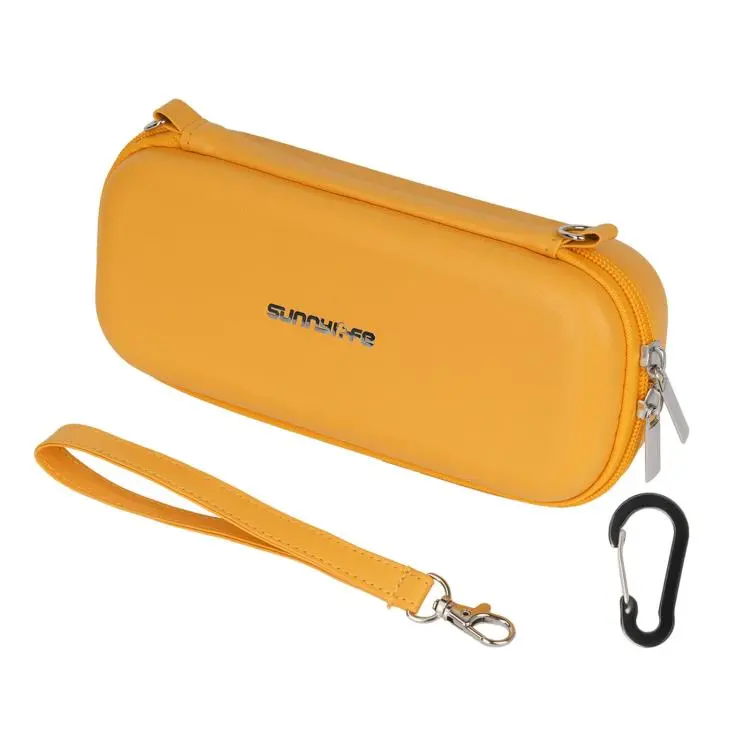 For DJI Osmo Pocket 4P Sunnylife Colorful Protective Organizer Standard Combo Bag(Yellow)