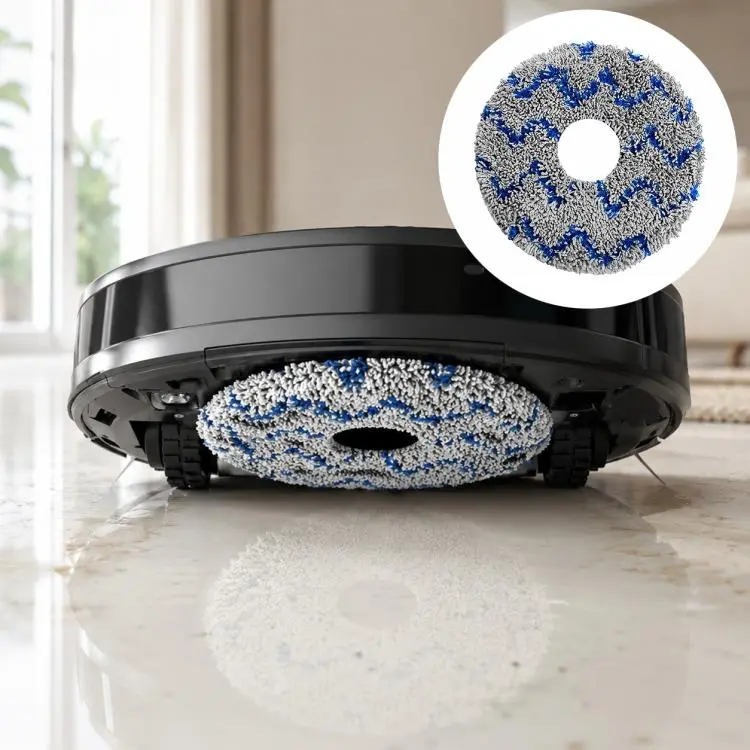 For Ecovacs DEEBOT T20 Pro / T20 Max / T20 Replacement Parts, Blue Striped Mop Pad