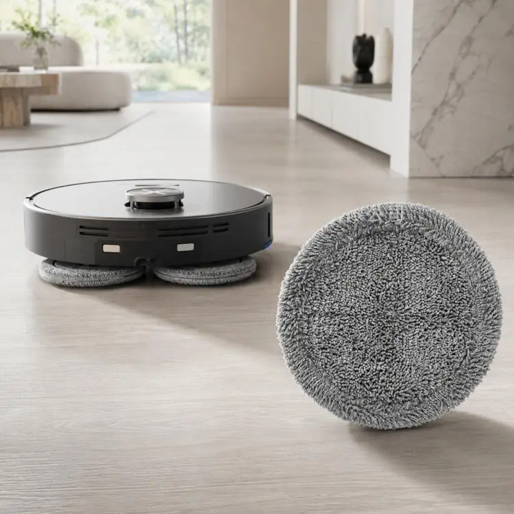 For Ecovacs DEEBOT T20 Pro / T20 Max / T20 Replacement Parts, Full-Fiber Gray Mop Pad