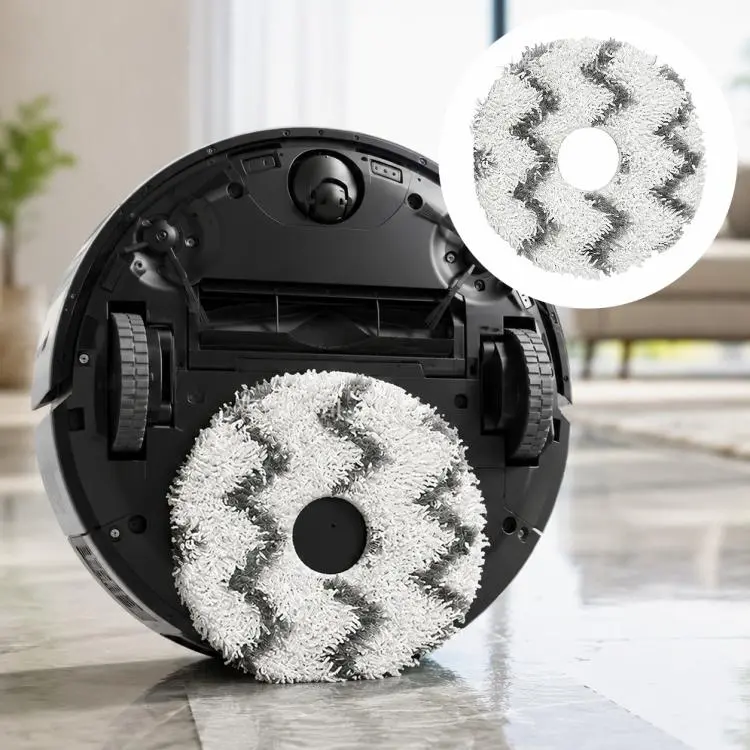 For Ecovacs DEEBOT T20 Pro / T20 Max / T20 Replacement Parts, White Striped Mop Pad