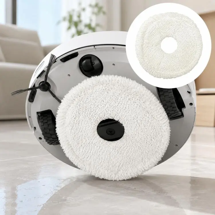 For Ecovacs DEEBOT X1 OMNI / X1 TURBO / X1S PRO Replacement Parts, White Mop Pad