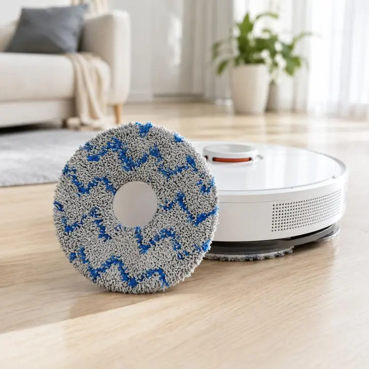 For Ecovacs DEEBOT X5 / X5 Pro / X5 Max / X5 Pro Plus Replacement Parts, Blue Striped Mop Pad