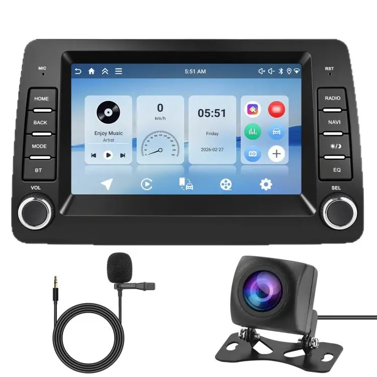 For FIAT Panda In-Car Center Display CarPlay Bluetooth Player Navigation, Spec