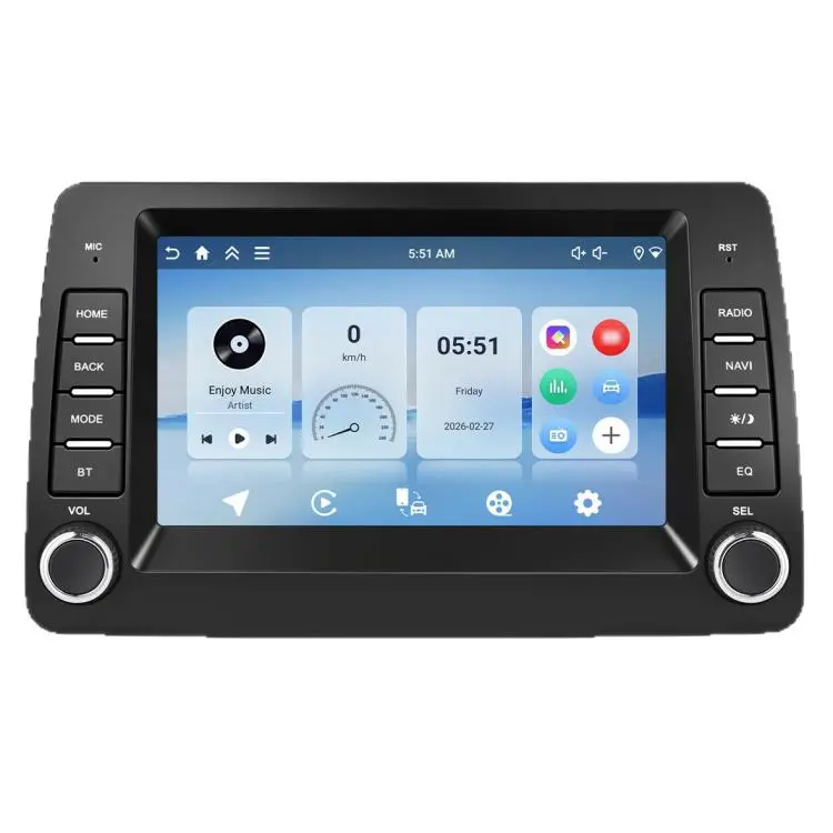 For FIAT Panda In-Car Center Display CarPlay Bluetooth Player Navigation, Spec