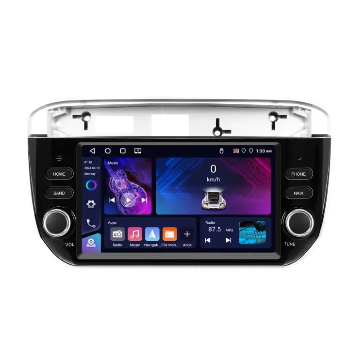 For FIAT Punto 7 Inch Wireless Carplay Android Auto Car Stereo GPS Navigation Radio Player, Memory