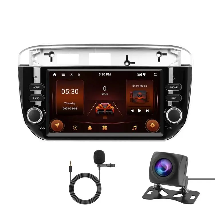 For FIAT Punto 7 Inch Wireless Carplay Android Auto Car Stereo GPS Navigation Radio Player, Memory