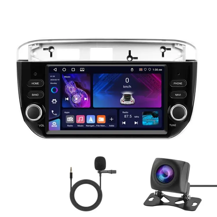 For FIAT Punto 7 Inch Wireless Carplay Android Auto Car Stereo GPS Navigation Radio Player, Memory