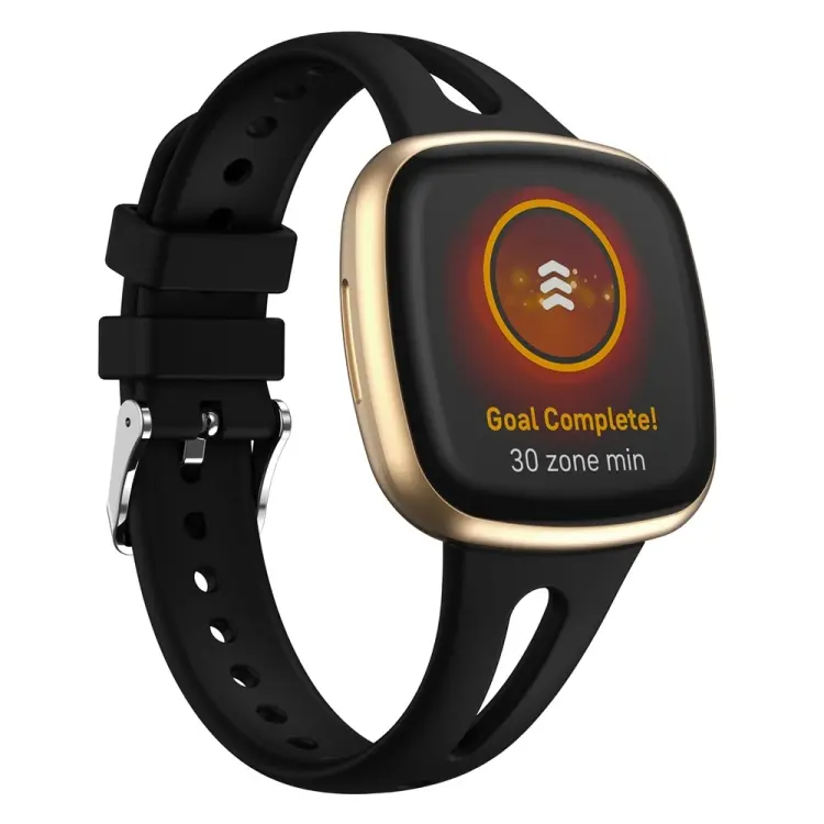 For Fitbit Versa 3 / 4 Water-drop Slim Silicone Watch Band, Size