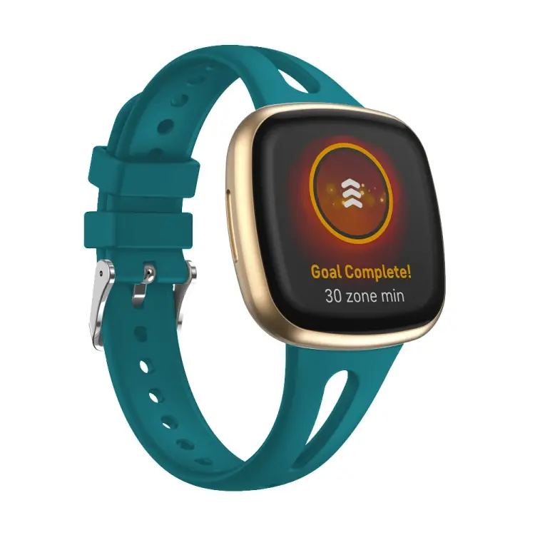 For Fitbit Versa 3 / 4 Water-drop Slim Silicone Watch Band, Size
