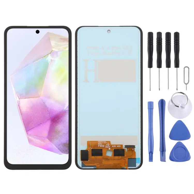 For Galaxy A35 SM-A356B incell LCD Screen with Digitizer Full Assembly, Not Supporting Fingerprint Identification