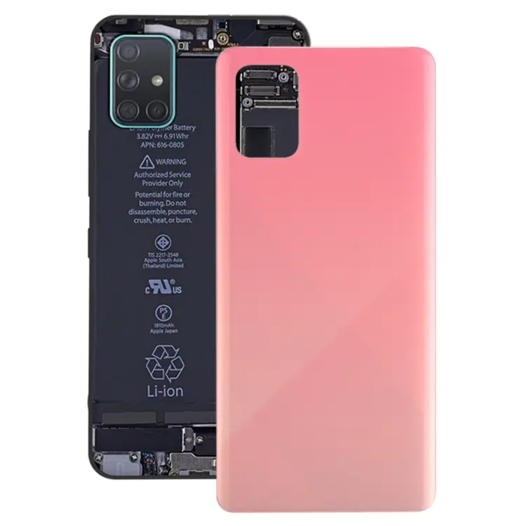 For Galaxy A71 Original Battery Back Cover (Pink)
