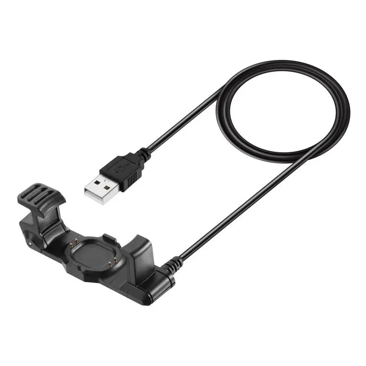 For Garmin Forerunner 225 xDfind USB Smart Watch Charger(Black)